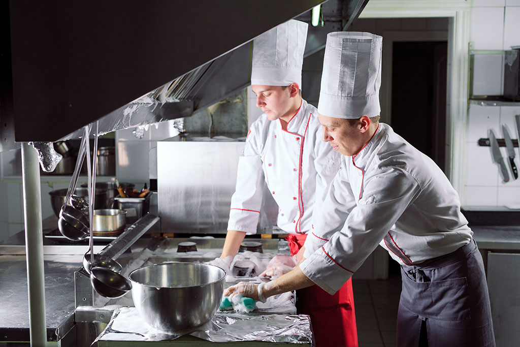 Restaurant kitchen cleaning